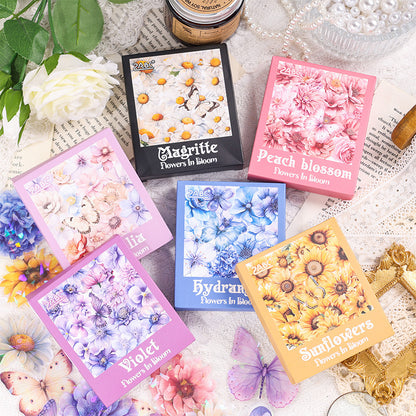 Laser Floral PET Stickers