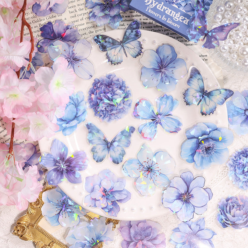 Laser Floral PET Stickers
