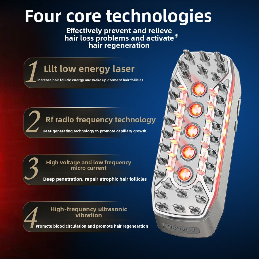 Laser hair comb