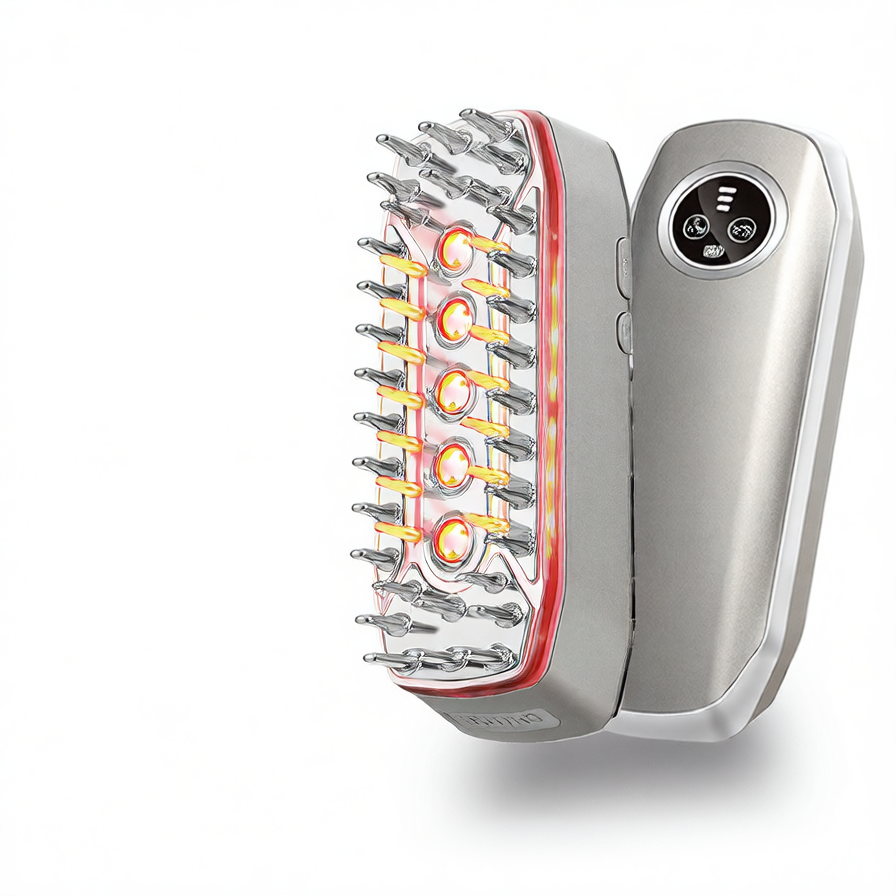 Laser hair comb