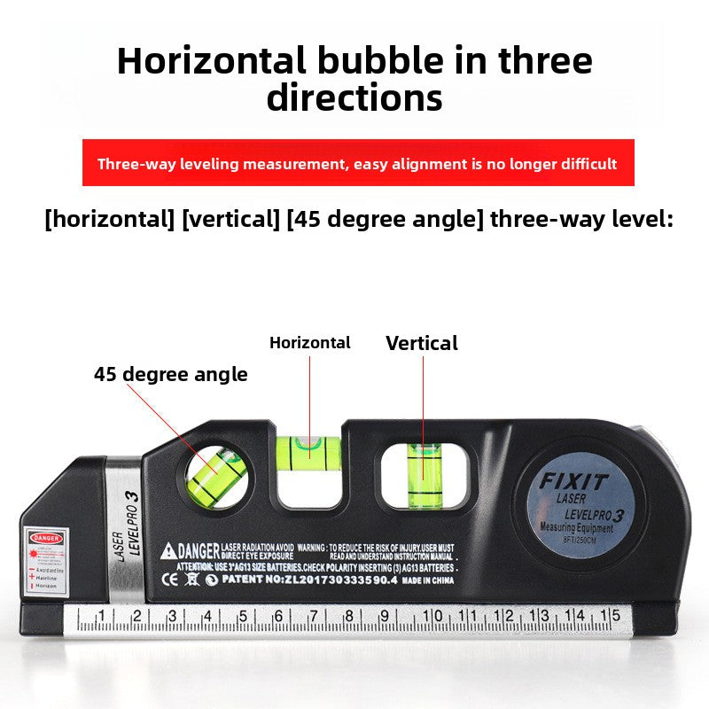 Laser level gauge level indicator