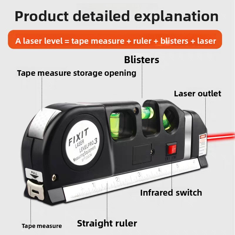 Laser level gauge level indicator