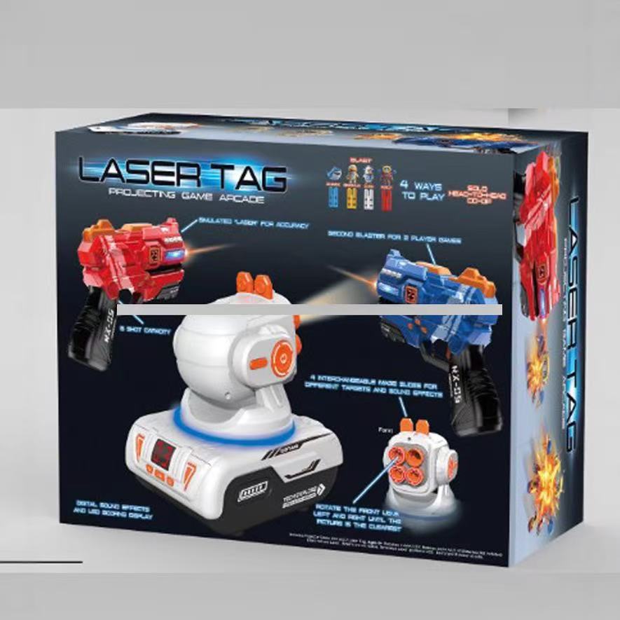 Laser Projection Battle Gun Set with Motion Sensing