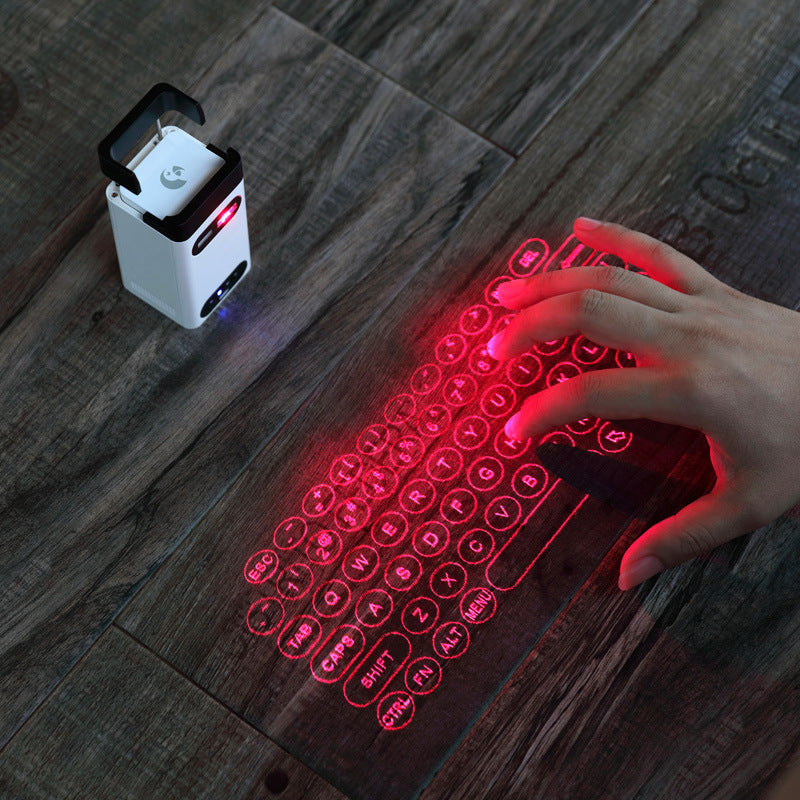 Laser projection keyboard
