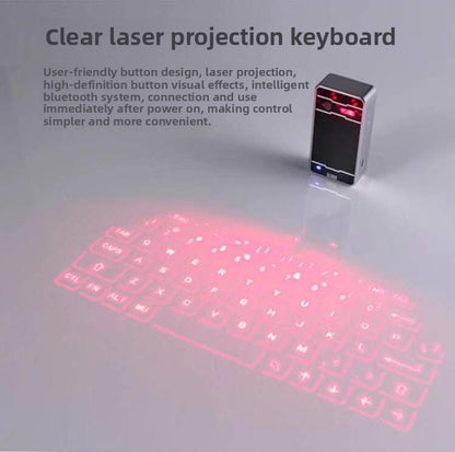 Laser projection keyboard
