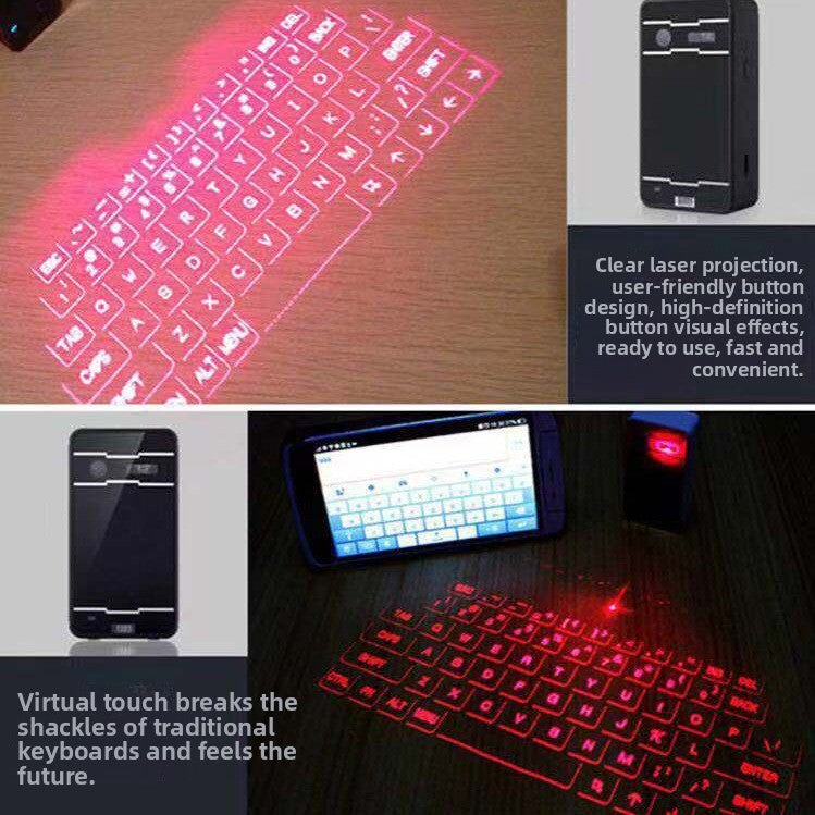Laser projection keyboard