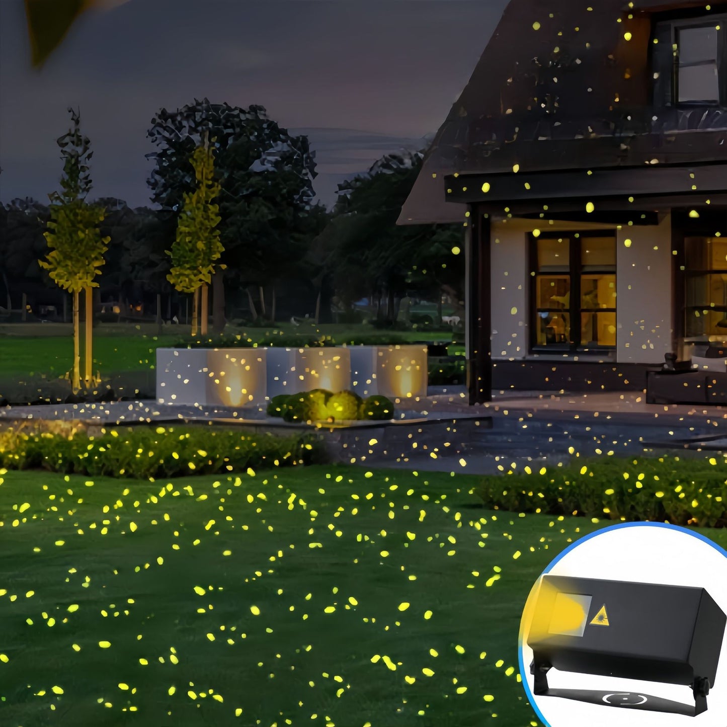 laser projection lamp