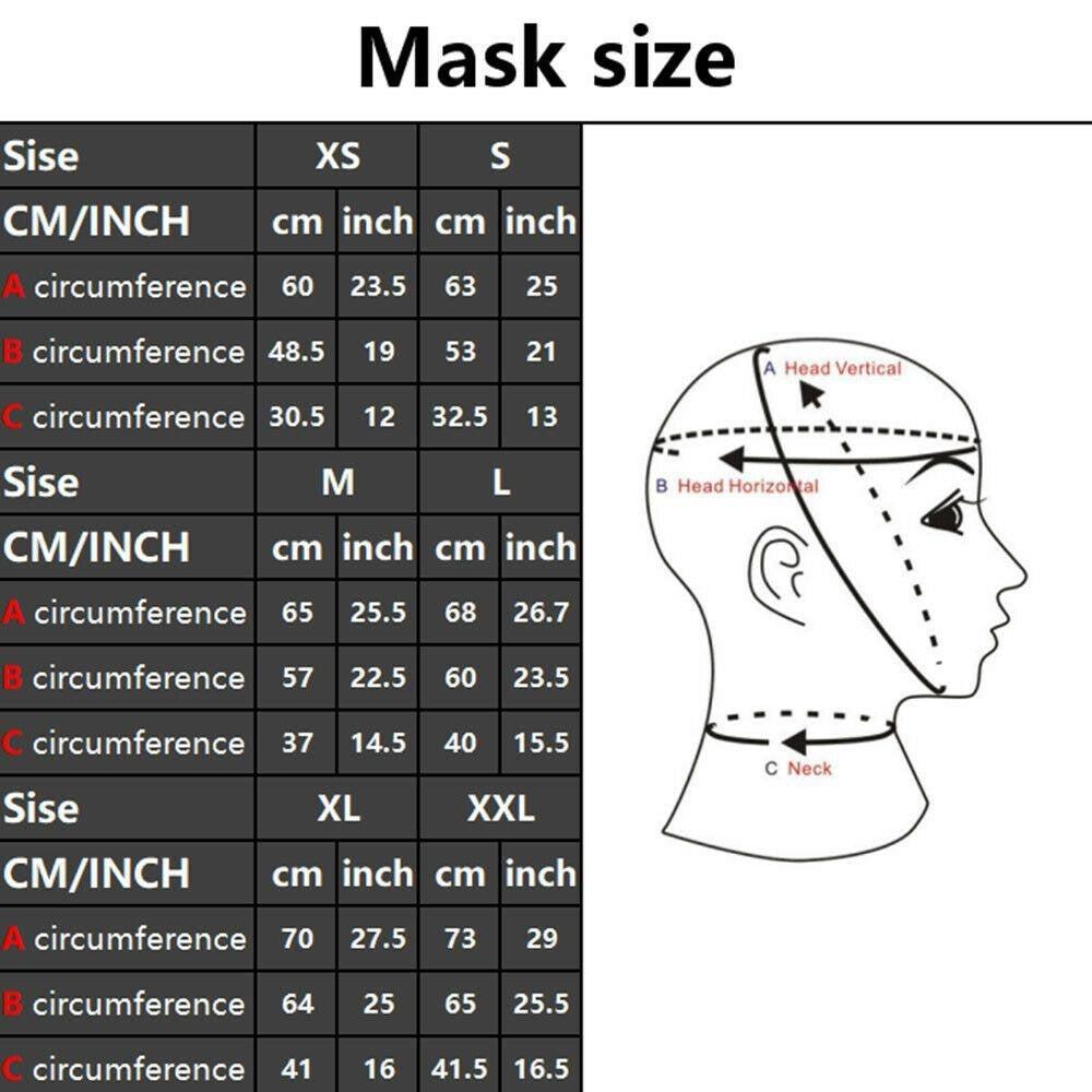 Latex Full Face Mask