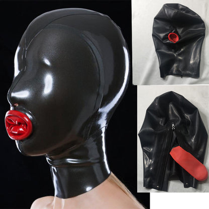 Latex Hood with Red Inner Cover