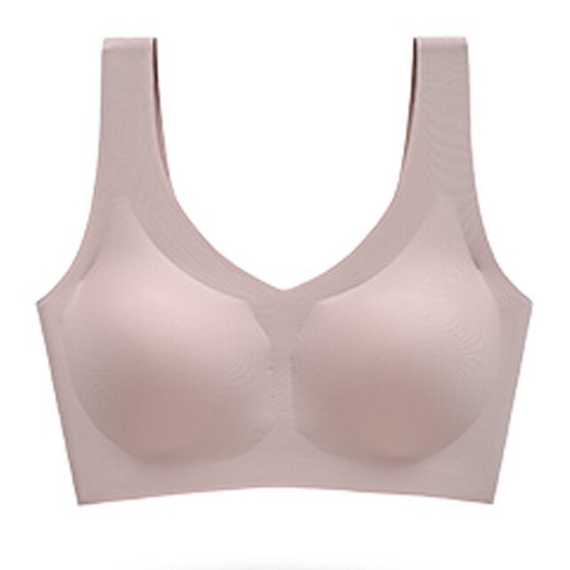 Latex seamless supportive bra