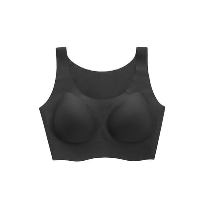 Latex seamless supportive bra