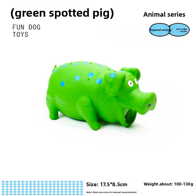 Latex Squeaky Pig Pet Toy
