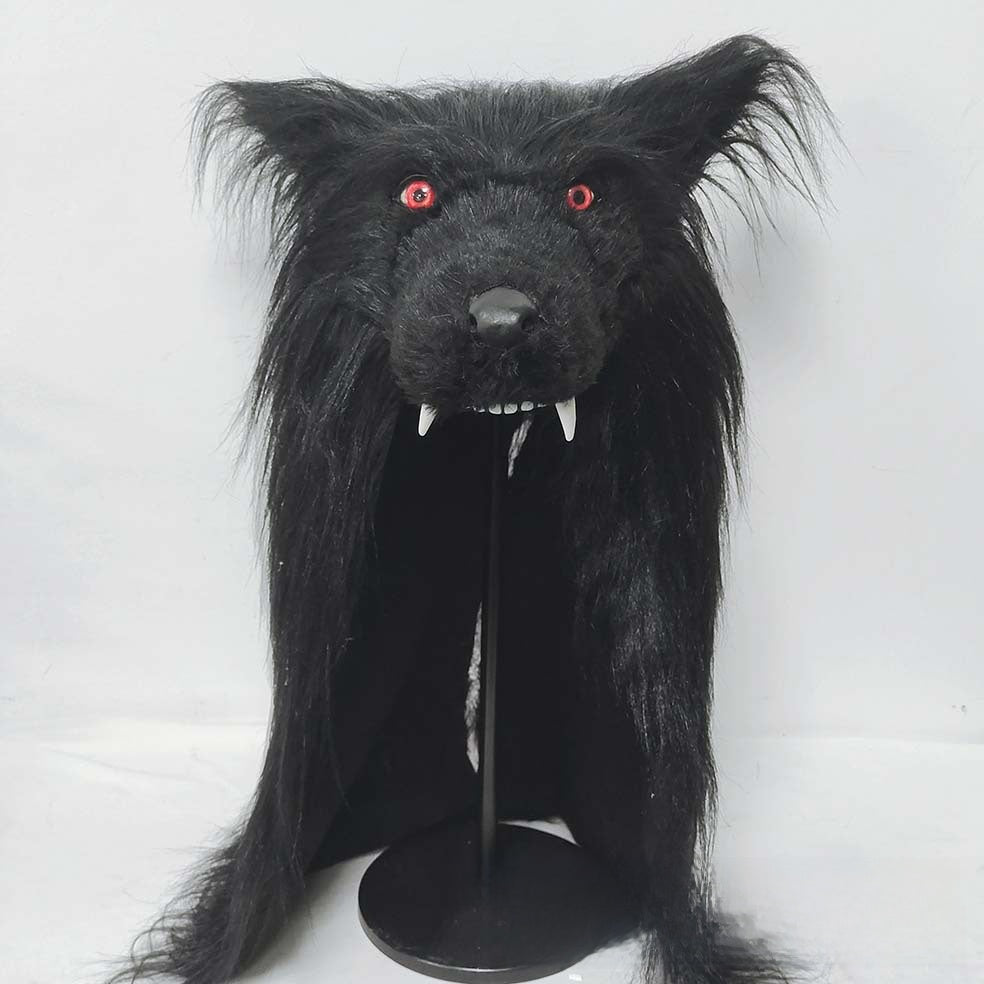 latex wolf mask