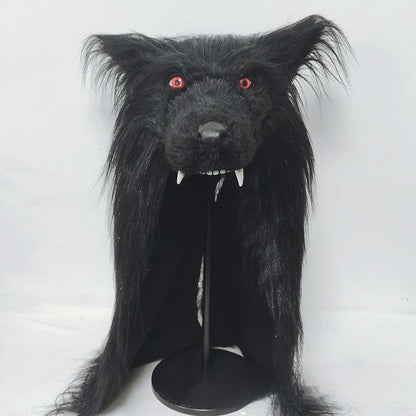 latex wolf mask