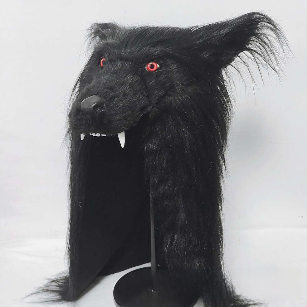 latex wolf mask