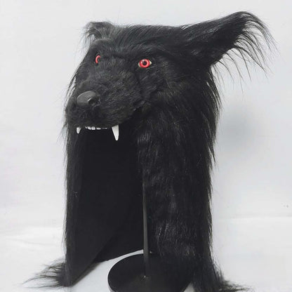 latex wolf mask