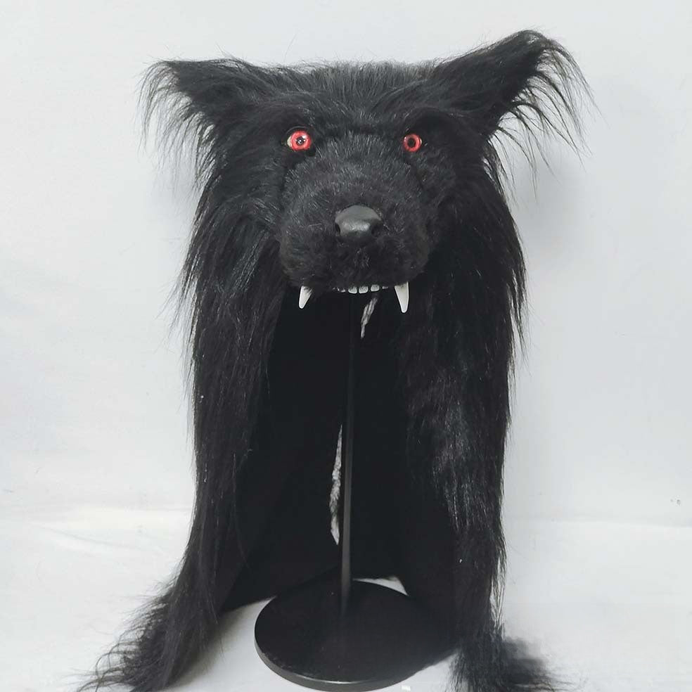 latex wolf mask