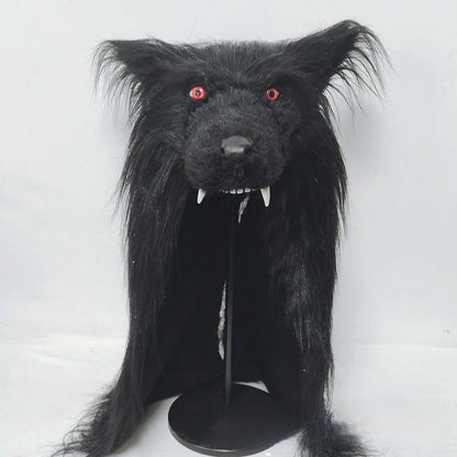 latex wolf mask