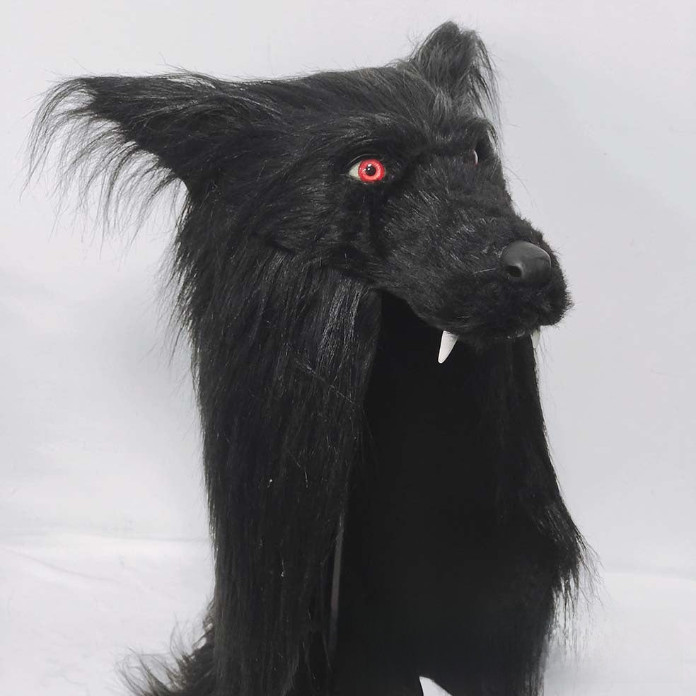 latex wolf mask