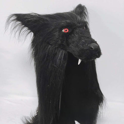 latex wolf mask