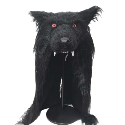 latex wolf mask