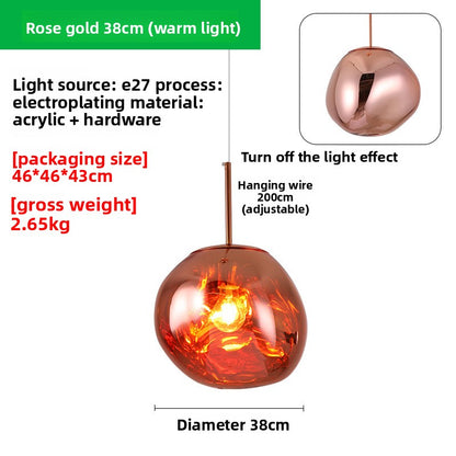 Lava chandelier