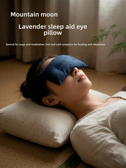 Lavender Gravity Eye Pillow for Hot Cold Compress Meditation