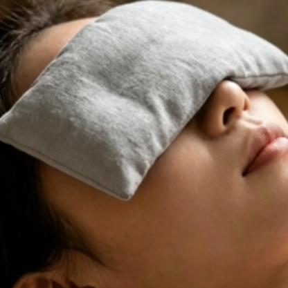 Lavender Gravity Eye Pillow for Hot Cold Compress Meditation