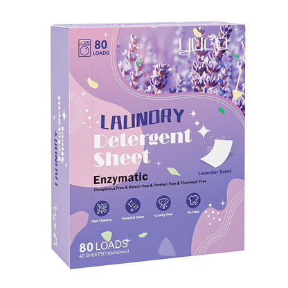 Lavender laundry sheets