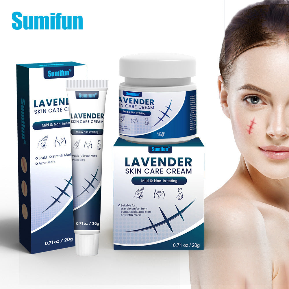 Lavender Scar Care Cream Set, Skincare Gel, Skin Health Ointment