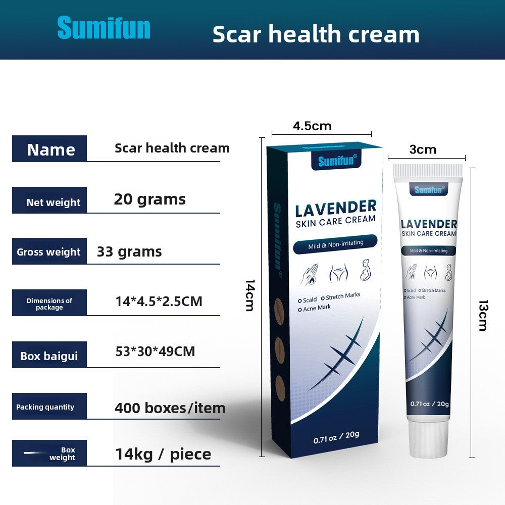 Lavender Scar Care Cream Set, Skincare Gel, Skin Health Ointment