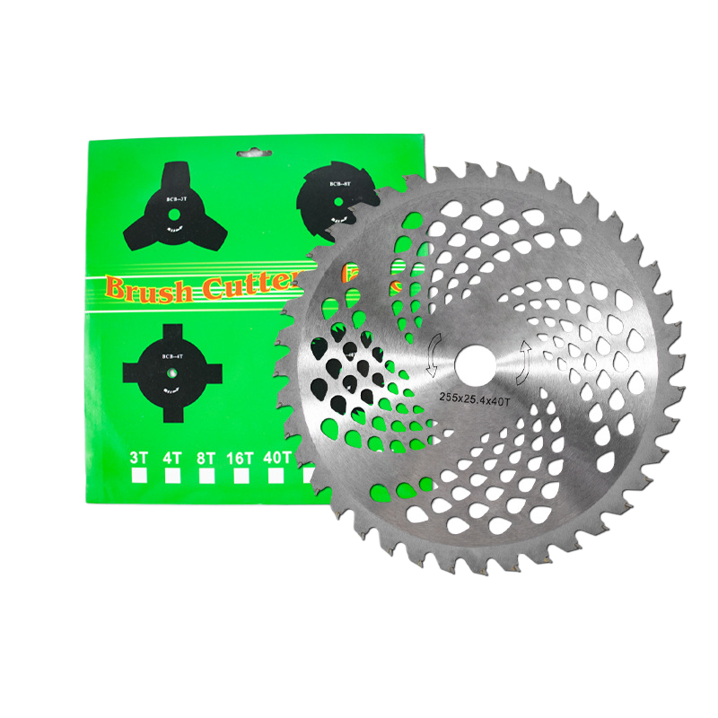 Lawn mower saw blades for weeding and shrub removal