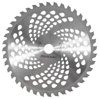 Lawn mower saw blades for weeding and shrub removal