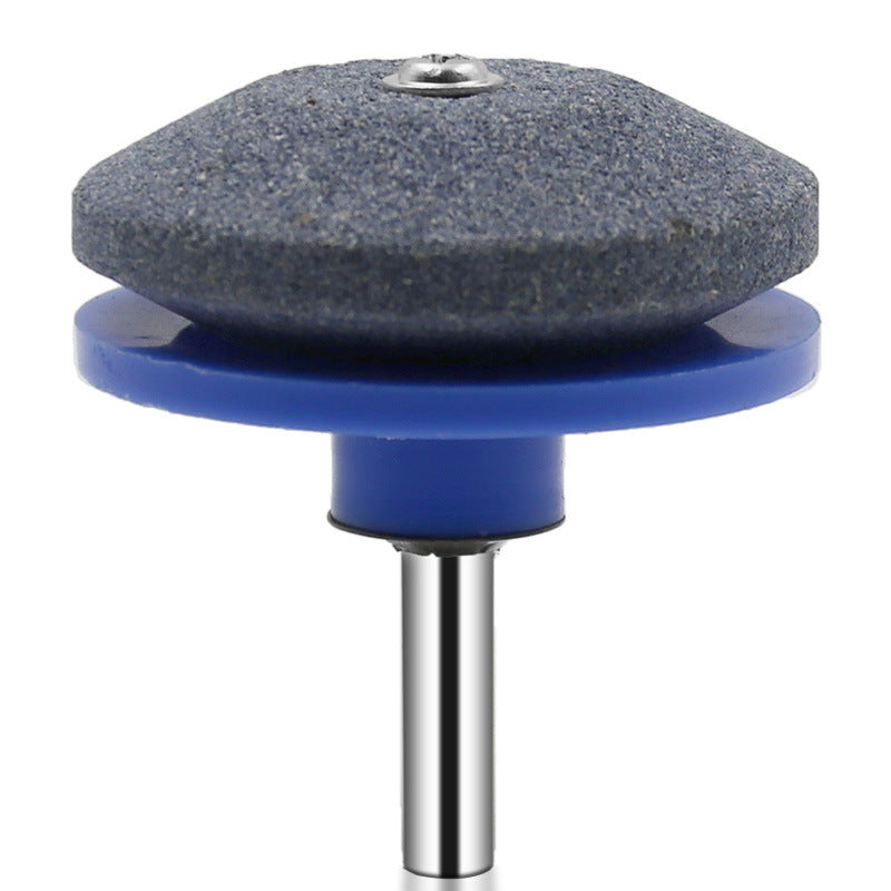 Lawn mower sharpening stone