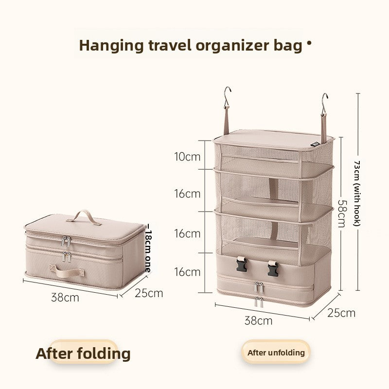 Layered Cosmetics Bag