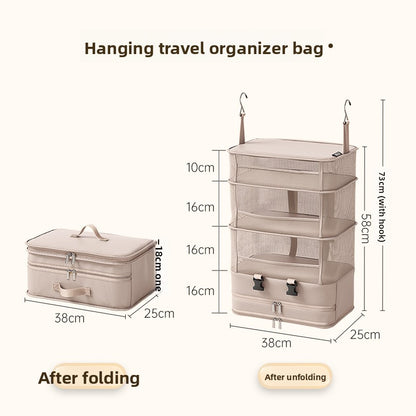 Layered Cosmetics Bag