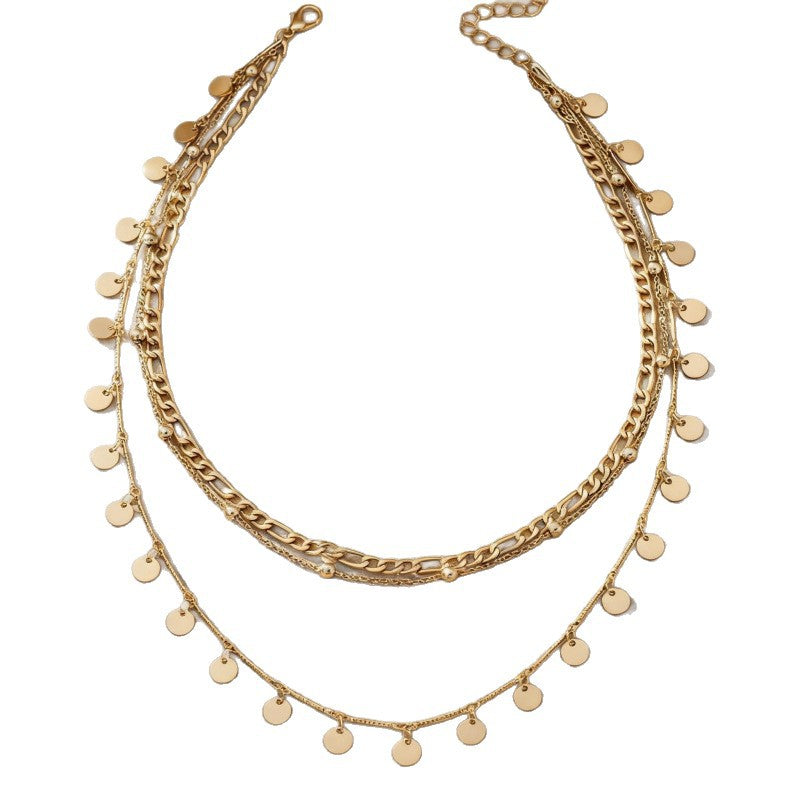 Layered Tassel Necklace Jewelry
