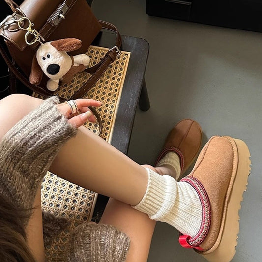 Lazy One-Leg Snow Boots