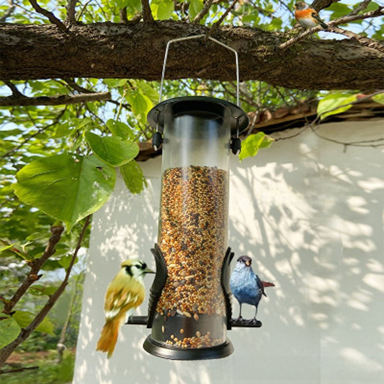 Lazy-person automatic bird feeder