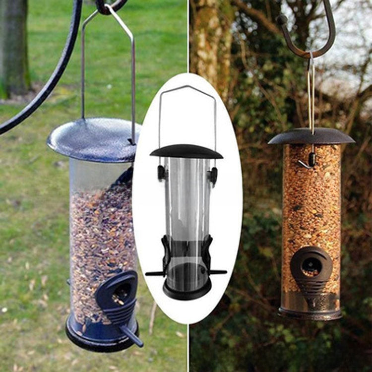 Lazy-person automatic bird feeder