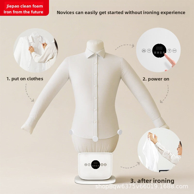 Lazy Person's Fully Automatic Humanoid Ironing All-In-One Machine