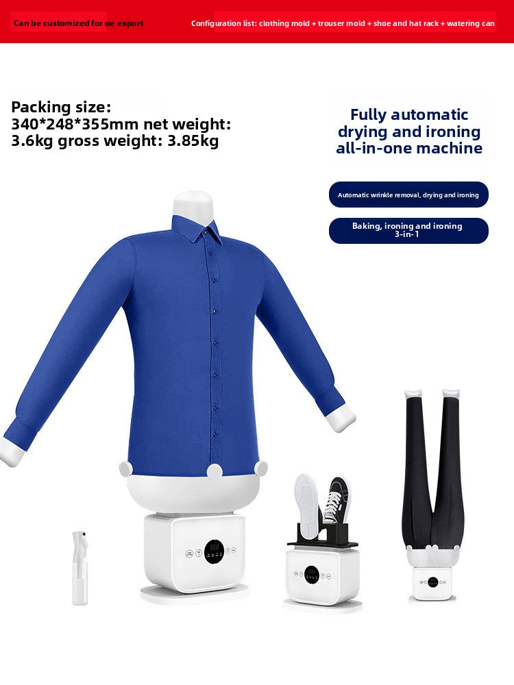 Lazy Person's Fully Automatic Humanoid Ironing All-In-One Machine