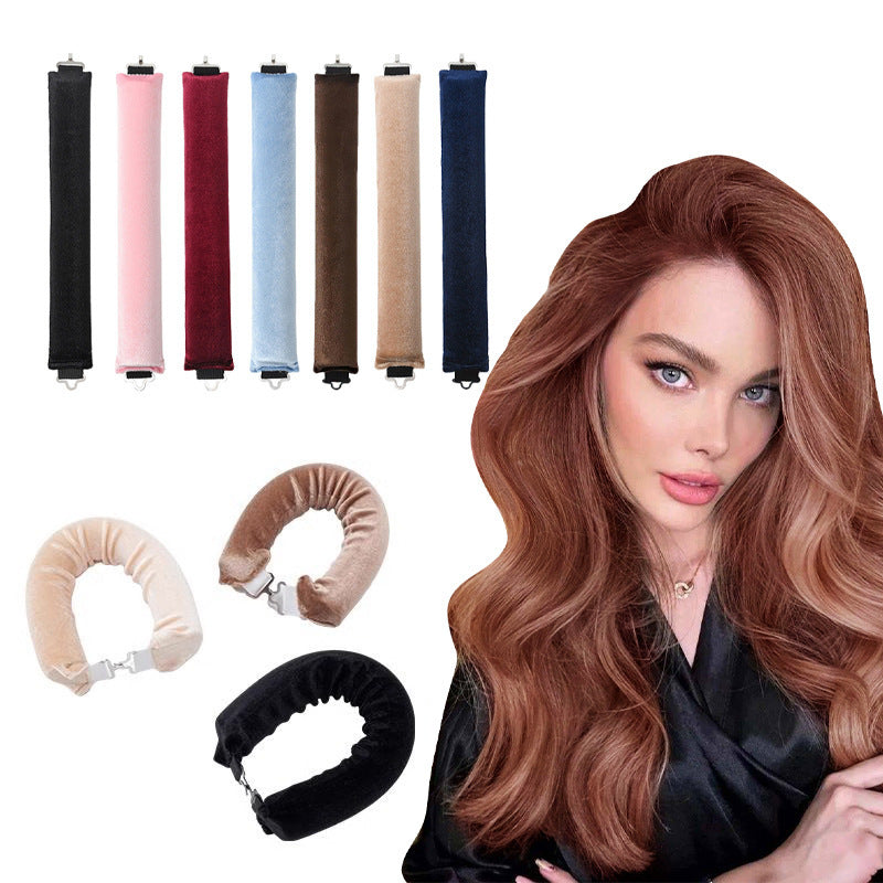 Lazy person's hair curling tool