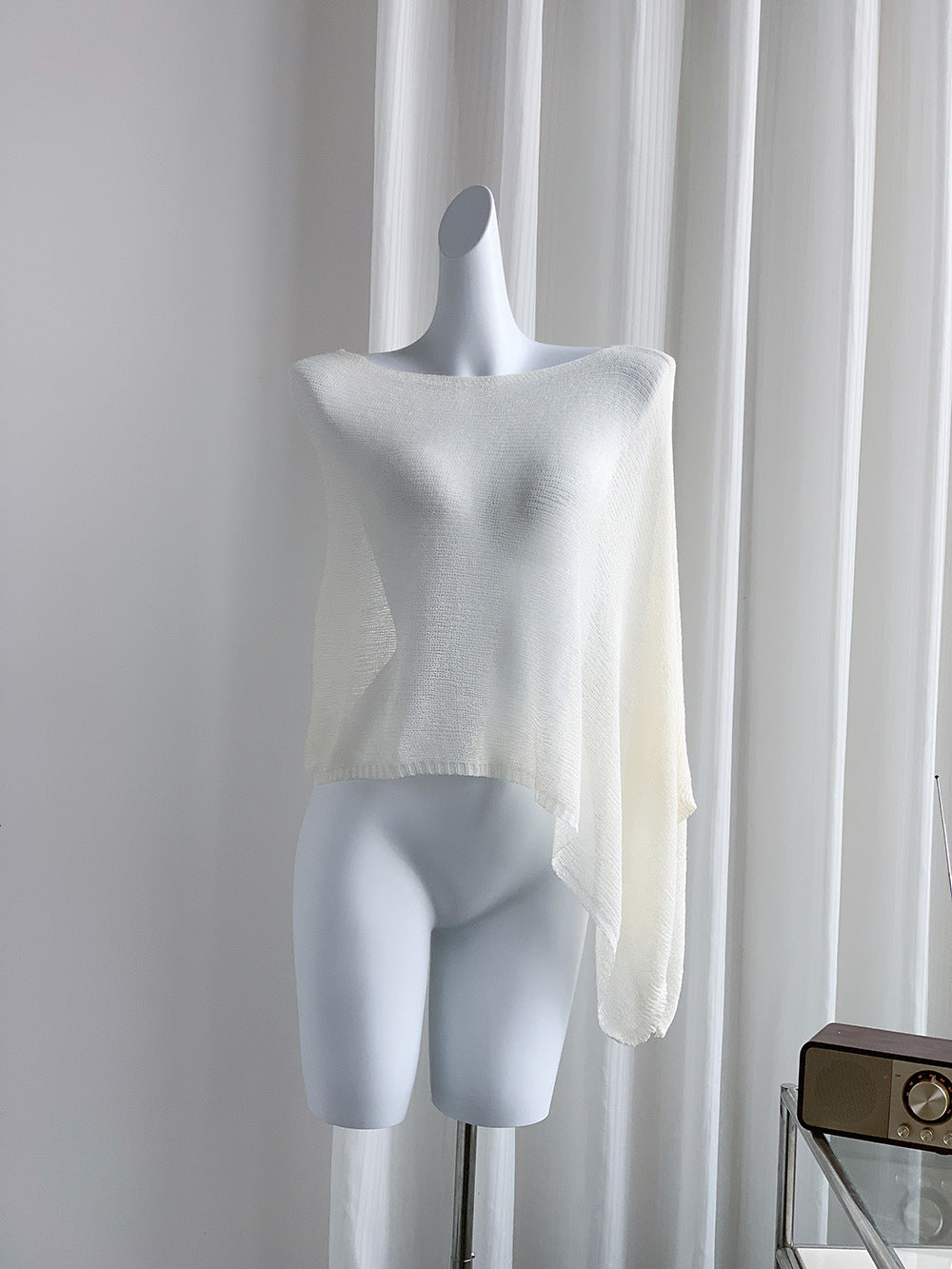 Lazy Style Knitted Sun Protection Pullover