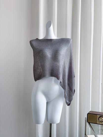 Lazy Style Knitted Sun Protection Pullover