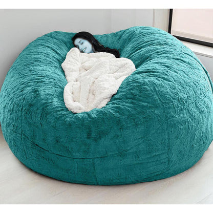 Lazyman Sofa Fur Bean Bag