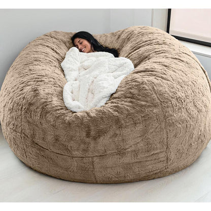 Lazyman Sofa Fur Bean Bag