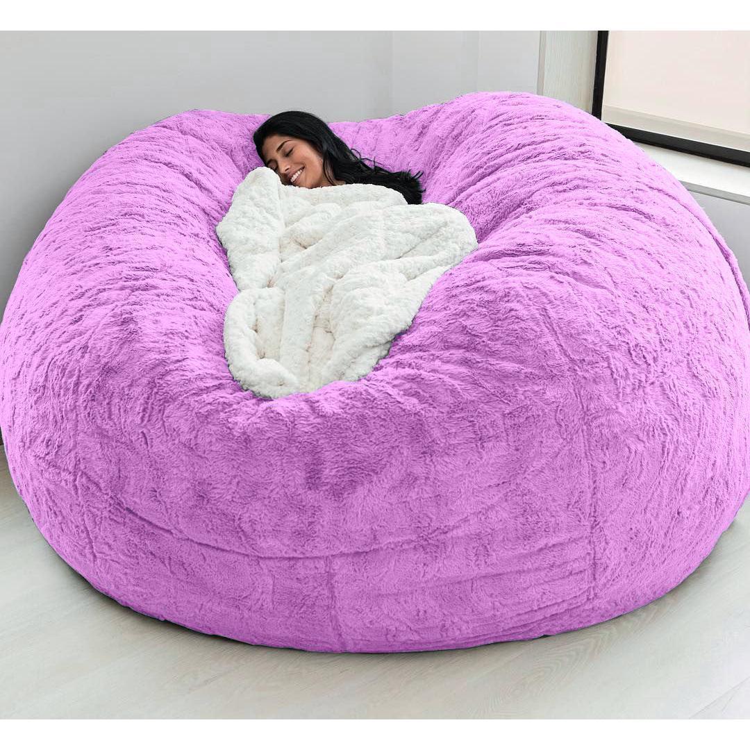 Lazyman Sofa Fur Bean Bag