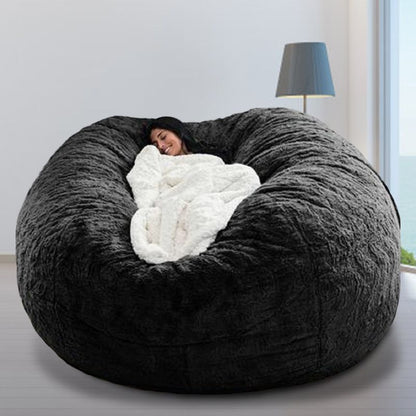 Lazyman Sofa Fur Bean Bag