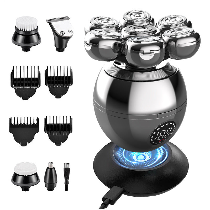 LCD Display Electric Shaver with USB Charging